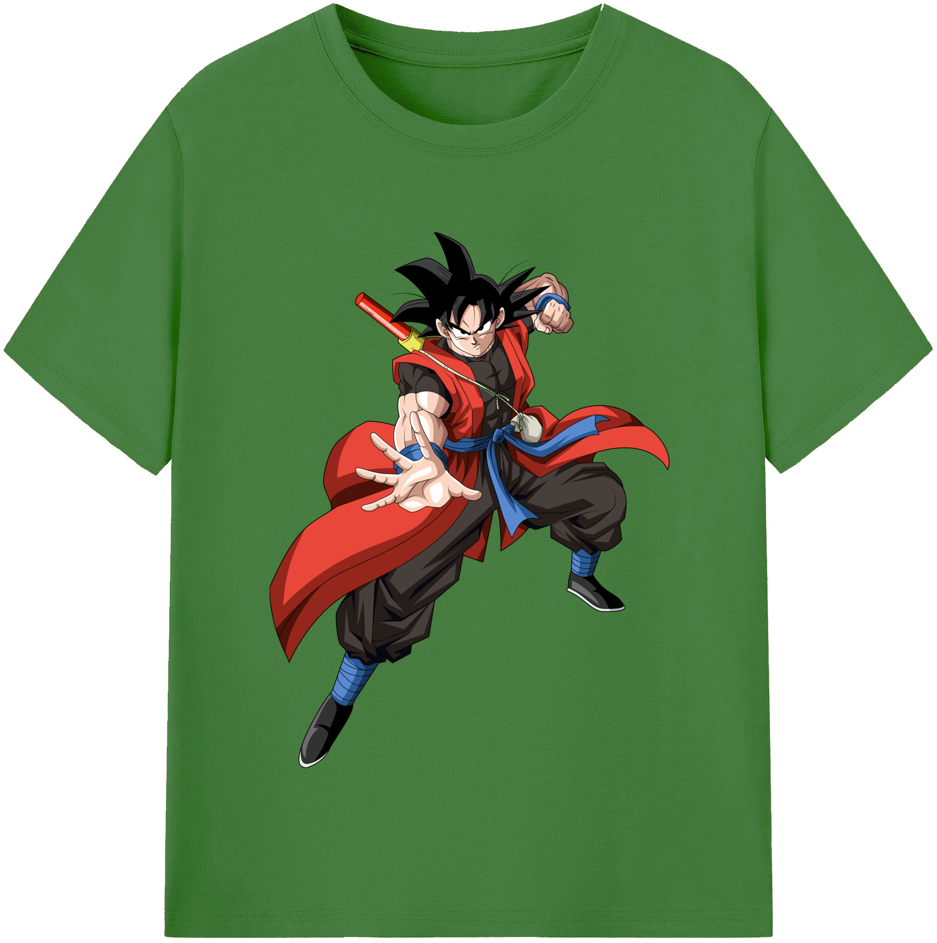 （画像用） ドラゴンボール 孫悟空（そん ごくう）Son Goku カカロット DRAGON BALL Kakarotto レディースカジュアルプリントTシャツ（綿100％）